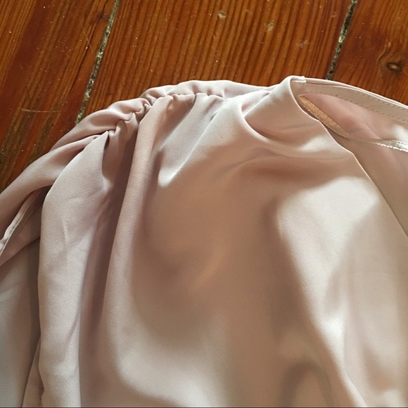 Absolutely Stunning H&M Rose Gold Colored Dress - Picture 4 of 7